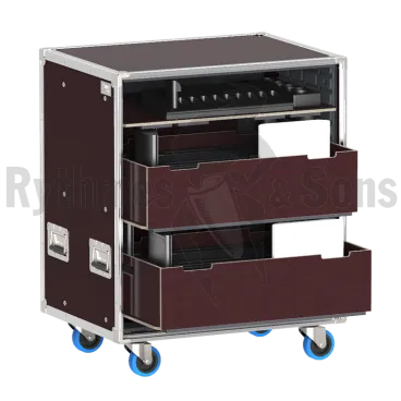 Rack à bacs pour 10 postes de conférence MXCW640 SHURE + microphones + point d'accès + chargeur