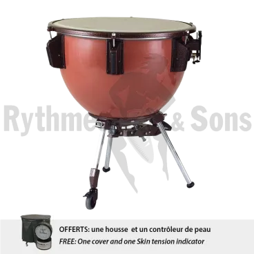 ADAMS 32" Universal Parabolic fiber kettle timpani + Cover + Skin tension indicator