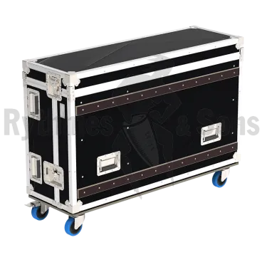 ETC Ion Xe20 + Fader Wing + 2 écrans 24" Flight-⁠case pour console lumière + 2 écrans 24"