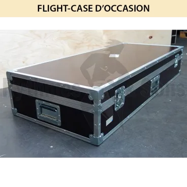 1395x580xH255 Valise rangement en bois avec capitonnage