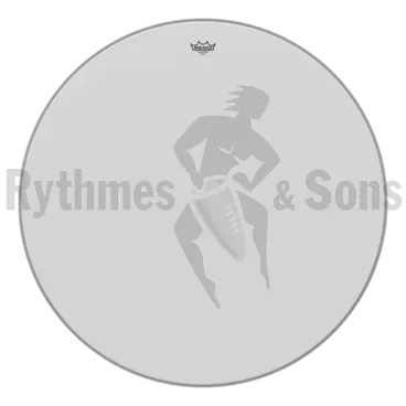 Peau REMO Ambassador sablée pour grosse caisse de concert Ø32"