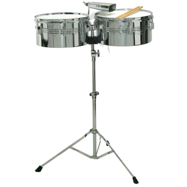 BSX Ø13"+14" Latin timpani on stand - metal shell