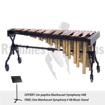 ADAMS Palissandre Honduras Marimba 4 octaves 1/3+Manhasset Symphony #48 Music Stand