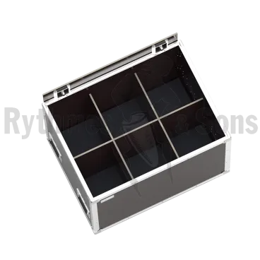 Flight-case OPENROAD® 800x600xH600 pour 6 (3x2) projecteurs