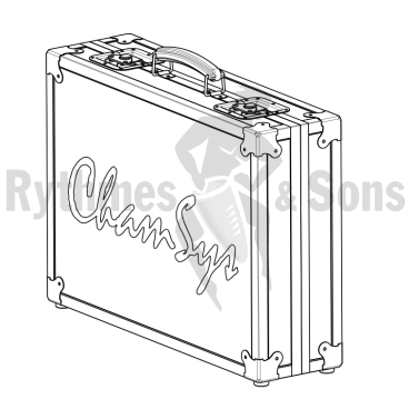 CHAMSYS QuickQ 10, QuickQ 20 Flight case for lighting console