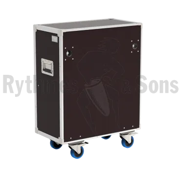 CHAUVET / ROBERT JULIAT F-⁠915VW, TIBO-533 Flight-⁠case OPENROAD® pour 2 projecteurs  + crochets