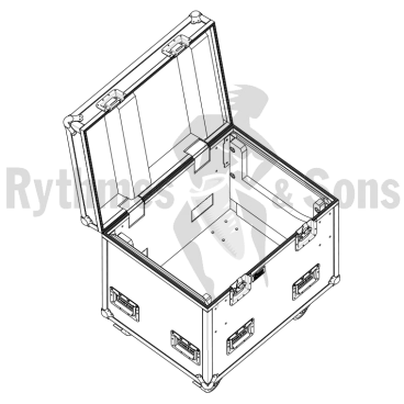 VERLINDE STAGEMAKER SR25 Flight case ECO pour 1 palan