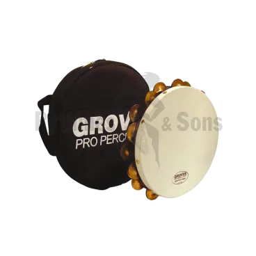 GROVER T2/BC Tambourin Ø10"/25cm Argent Hybride