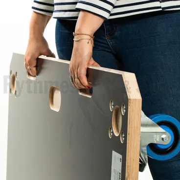 RYTHMES & SONS Planche à roulettes pour 10 chaises réglables ELISE®