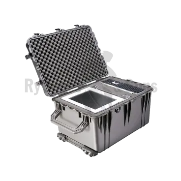 Valise PELI™ 1660 716x499xH448 int. avec mousse et roul.