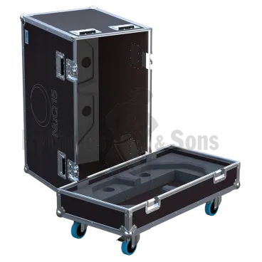 Flight cases 2 loudspeakers NUQ15 TURBOSOUND