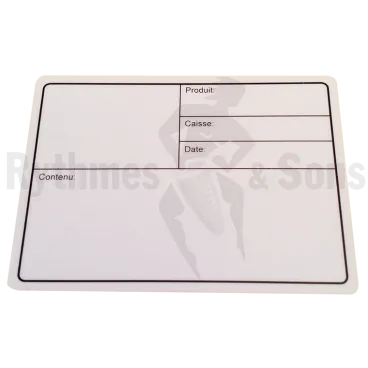 Produit Etiquette adhésive "Label Tour" 210x150mm - Français Image