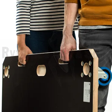 RYTHMES & SONS Planche à roulettes pour 10 chaises réglables ELISE®