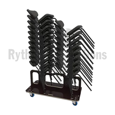 RYTHMES & SONS Chariot de transport pour 20 chaises ORCHESTRA/COMPACTE
