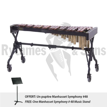ADAMS xylophone 4 octaves honduras rosewood+Manhasset Symphony #48 Music Stand