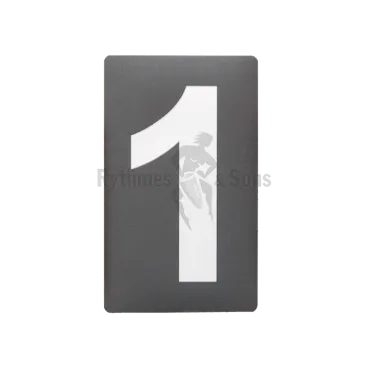 Produit Etiquette adhésive N°1 H100 GRIS/NOIR Image