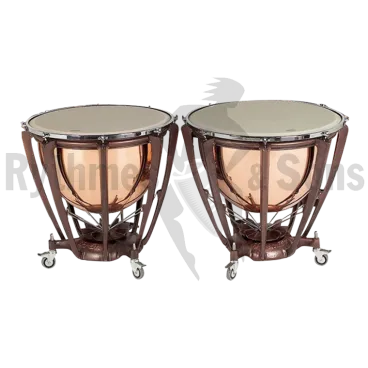 Set of 2 timpanies PREMIER 28"+30" Elite Polished parabolic copper kettle