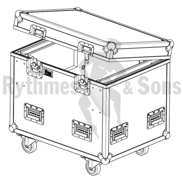 VERLINDE STAGEMAKER SR25 Flight case ECO pour 1 palan