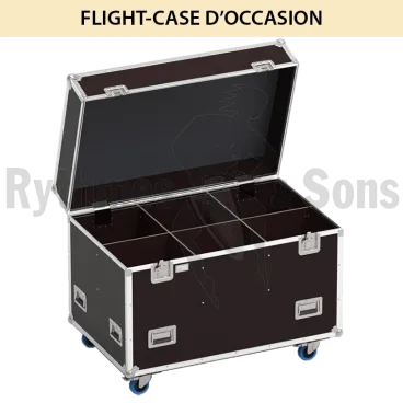 Flight-case pour 6 PC 2KW+crochets