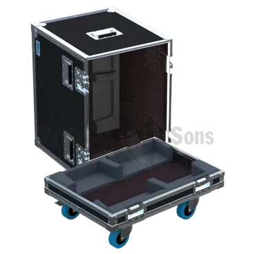Flight-case 2 enceintes Q1/Q7/Q10 D&B