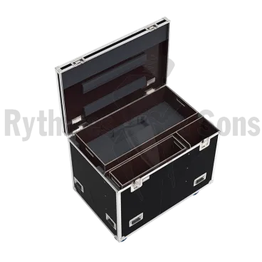 ADB/CLAY PAKY Klemantis AS1000 Flight-⁠case Classique pour 4 projecteurs + lentilles + accessoires