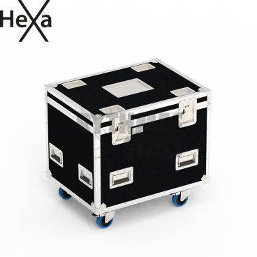 HEXA Classic flight case 800x600xH600 for 6 (2x3) spotlights