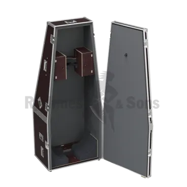 Flight case pour contrebasse isotherme (cordes vers le fond)