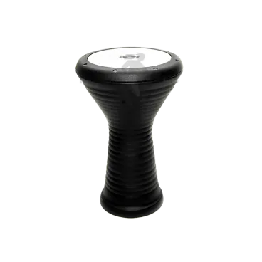 Darbouka Ø8" égyptienne ETHNIK SOUND - modèle zébré noir sablé