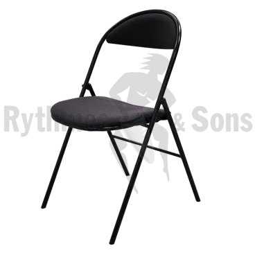 RYTHMES & SONS LILA® I Chaise pliante tissu gris