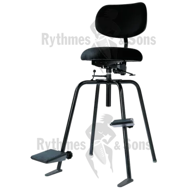 Chaise de contrebassiste WS + 2 repose-pieds plats