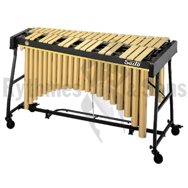 Vibraphone SAITO VS 1500DC 3 octaves, clavier doré