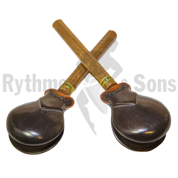 Product FRANCK EPSTEIN PERCUSSION E50 Grenadillo Large handle castanets Image