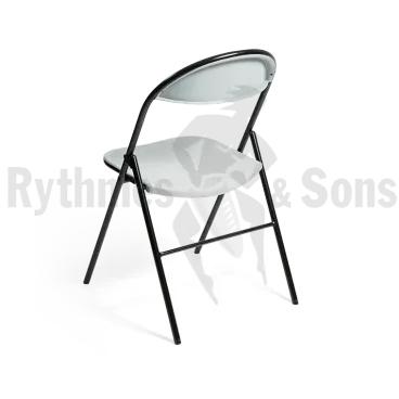 RYTHMES & SONS LILA® II Chaise pliante polypropylène gris