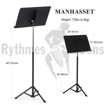 Folding Music Stand MANHASSET® Voyager #52