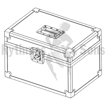 MARTIN ZR25 Flight-⁠case pour machine à brouillard