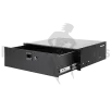 Tiroir rackable 19" aluminium  3U prof. 373mm