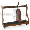 RYTHMES & SONS Chariot ratelier caramel pour 4 contrebasses ou 6 violoncelles