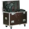 Flight case for 2 moving Heads MAC 250 ENTOUR - MARTIN / MAC 250 KRYPTON - MARTIN / MAC 250 WASH - MARTIN