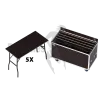 Lot de 5 tables pliantes + Malle OpenRoad®
