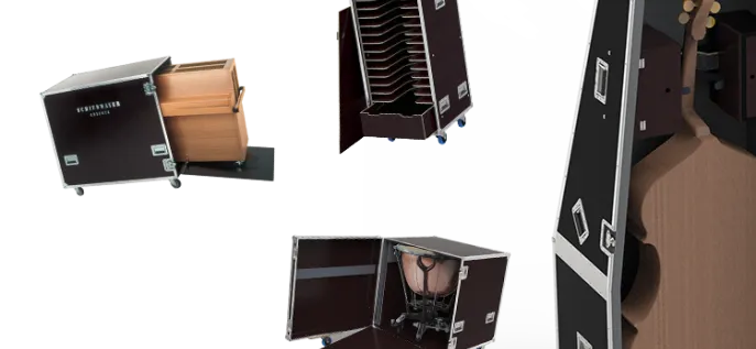 Flight-cases&nbsp;&&nbsp;Hardcases pour&nbsp;instruments