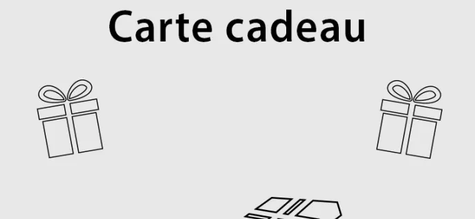Cartes&nbsp;cadeaux