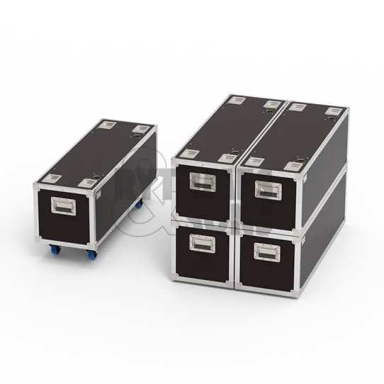 Caisses logistiques empilables avec couvercle inclus