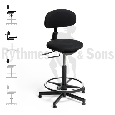 Produit RYTHMES & SONS SOPHIA® Chaise haute réglable avec assise ronde Image