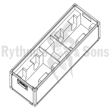 Produit Flight-⁠case pour 4 lyres MARTIN Rush MH6 Wash Image