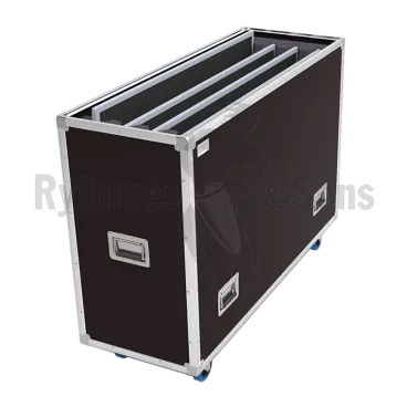 Flight-⁠case OpenRoad® Large pour 1 à 4 écrans de 46" à 55"