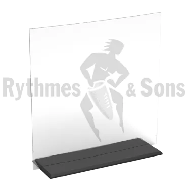 Produit 0,67 x H0,61m Cloison de bureau 100% transparente Image