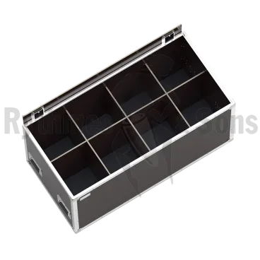 OPENROAD® flight case 1200x600xH600 for 8 (4x2) spotlights