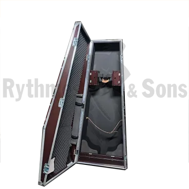 Triangular flight case for large double bass