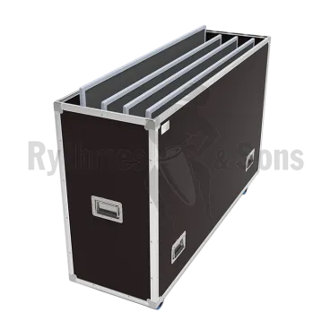 Flight-⁠case OpenRoad® Large pour 1 à 4 écrans de 52" à 60"