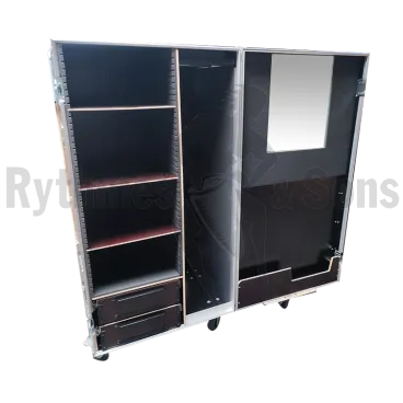 800x700xH1600 Wardrobe flight-case + interior feature